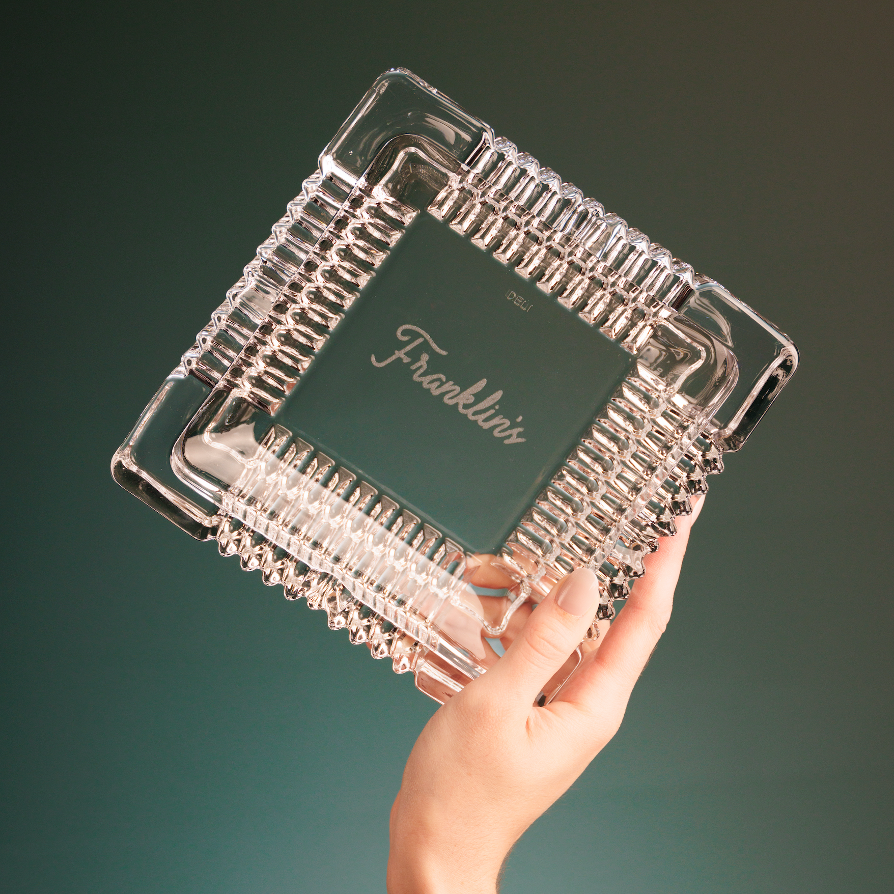 Glass Ashtray Large